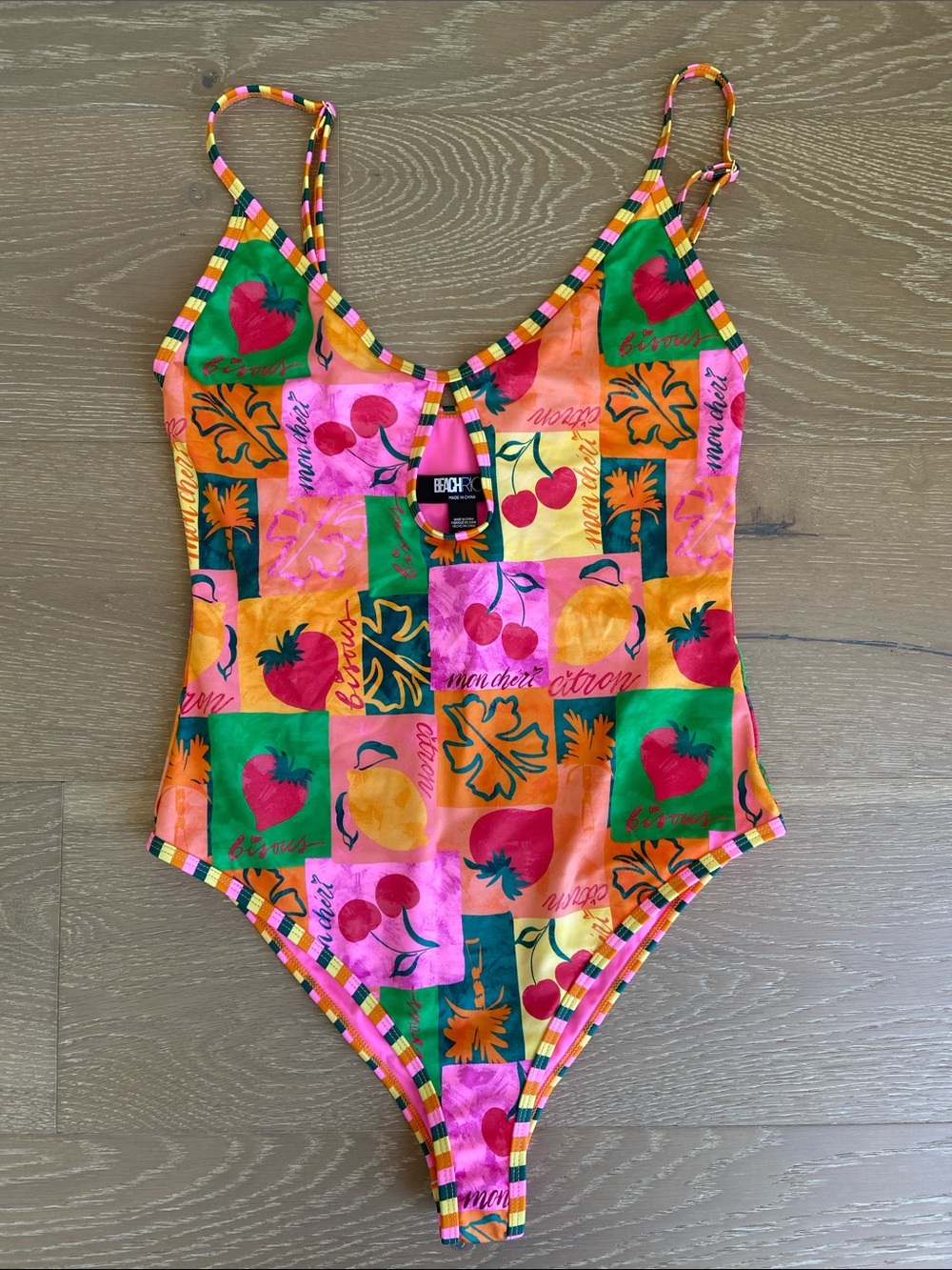 Beach Riot Pricilla fruit market one piece swimsuit